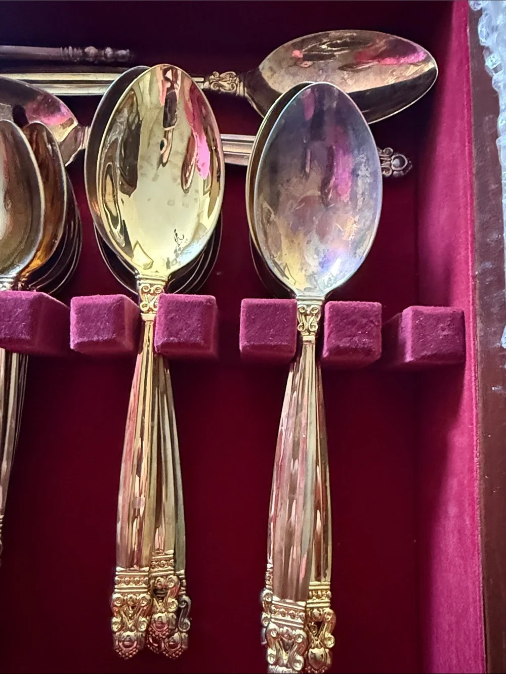 Vintage Godinger Gold Plated Flatware 65 piece Set